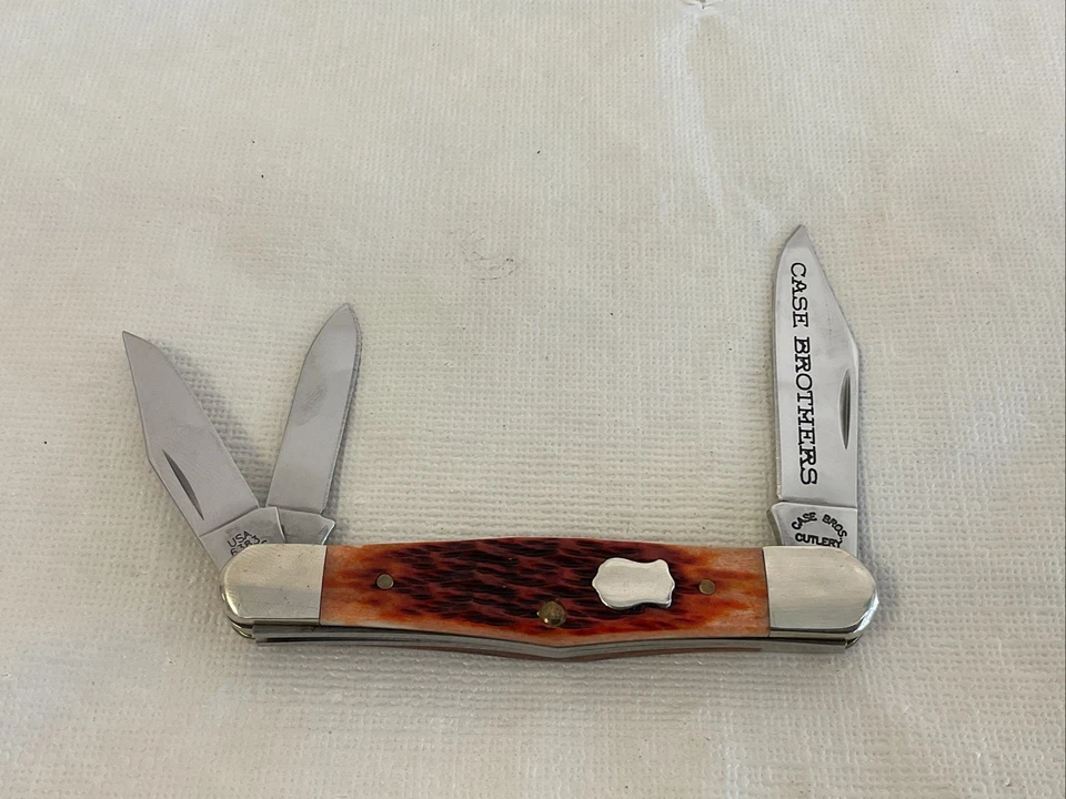 Case Brothers Knife 2004 Whittler 6383 WH SS Chestnut Bone Excellent - Image 2 of 4