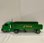 1949-52 Tonka, Semi-Truck & Steel Carrier Trailer, Pressed Steel