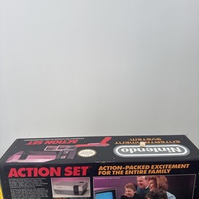 Nintendo NES Console Action Set Complete CIB Mario Duck Hunt - AMAZING Condition
