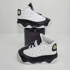 Nike Air Jordan 13 Retro Kids 6 C Black White Toddler Sneakers Basketball Shoes