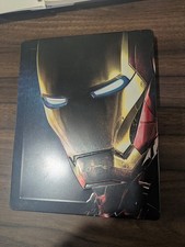 IRON MAN TRILOGY [ITALY] BLU-RAY STEELBOOK REGION FREE Iron Man 1, 2, 3