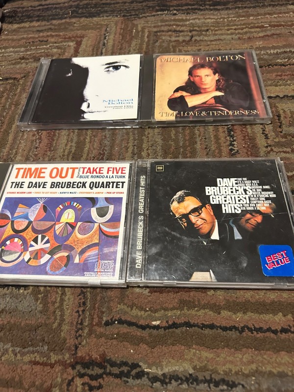 MICHAEL BOLTON + DAVE BRUBECK 4 CDS POP/ROCK PRE-OWNED