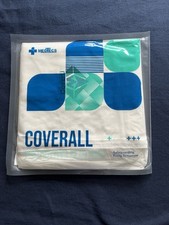 MedTecs Hazmat Suit Disposable Hooded PPE Protective Coveralls XL