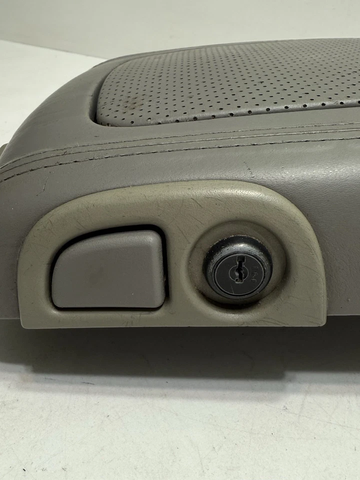 2001 2002 Cadillac Escalade Denali GRAY Center Console Armrest Lid OEM Grey Foto 3 de 4