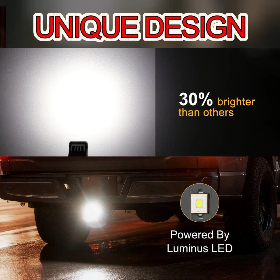 Plug Play Trailer Hitch Mounts Signal Light Kit W/ DRL Running Brake Universal - Image 4 of 4