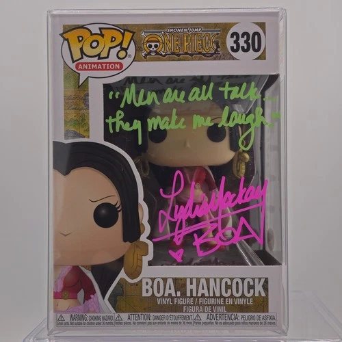 Funko Pop! One Piece - Boa Hancock #330 SIGNED/QUOTED by: Lydia Mackay (JSA)