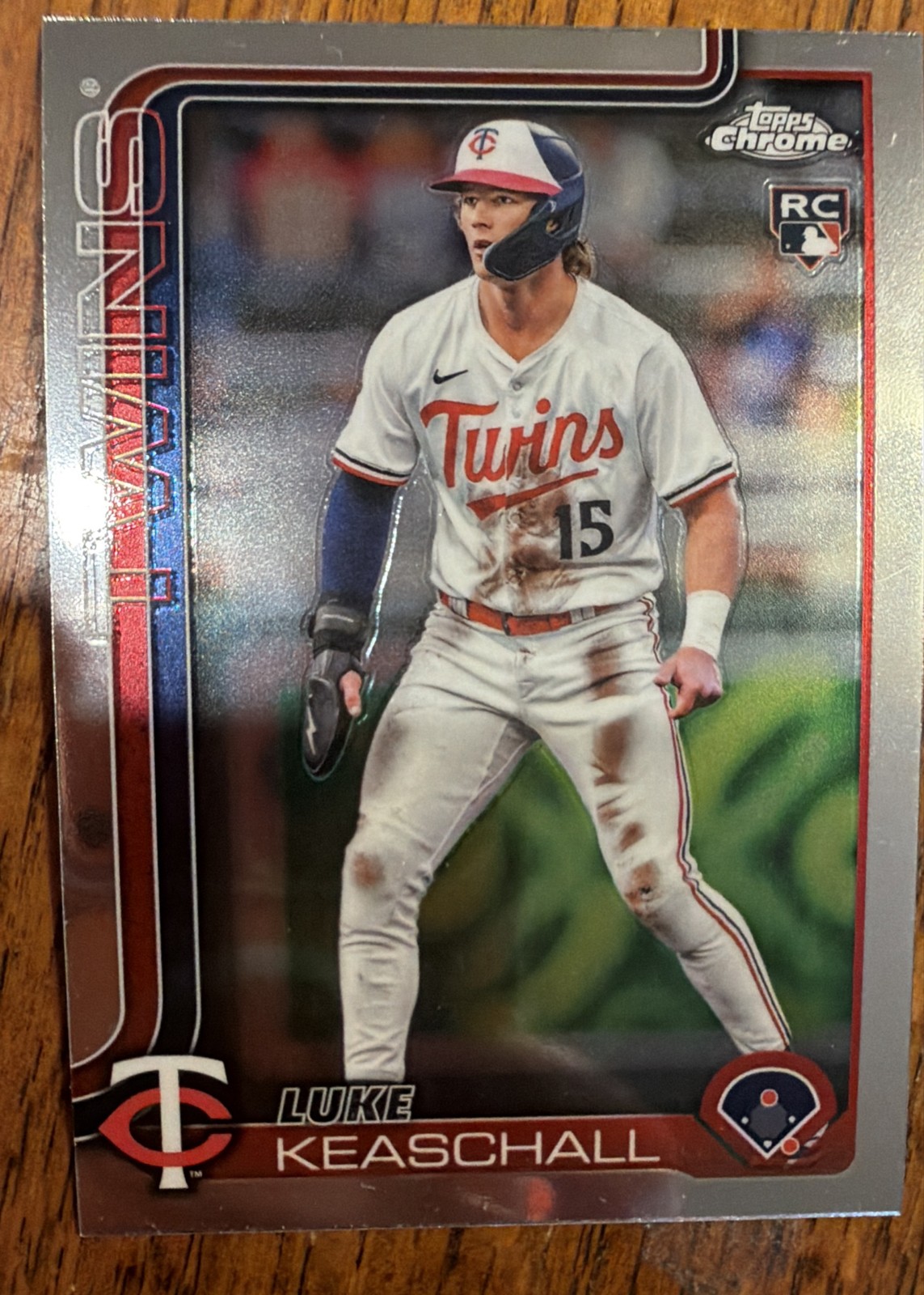 2025 Topps Chrome Update Series - Luke Keaschall #USC106 (RC)