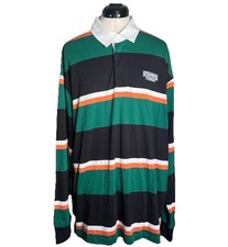 Stranger Things Men's Striped L/S Relaxed Fit Cotton Rugby Streetwear Shirt|Sz:L