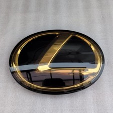 Lexus Genuine Gold Front Grille Emblem for IS NX RX LS GS, Part 90975-A2021