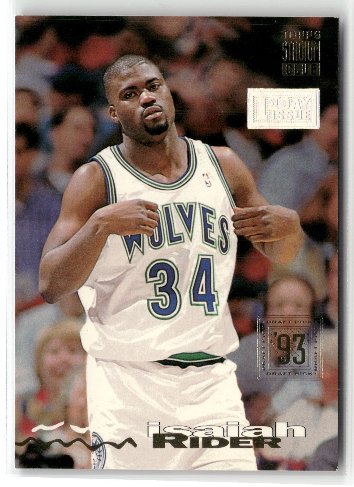 1993-94 Stadium Club #234 Isaiah Rider First Day Issue