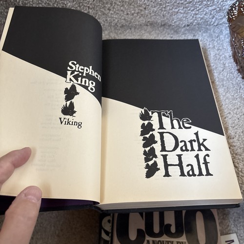 Stephen King HB THE DARK HALF no dust jacket Pre owned - Picture 7 of 10