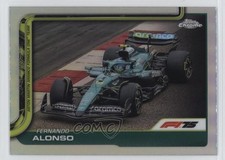 2025 Topps Chrome Formula 1 F1 Cars Refractor Fernando Alonso #81 19l7