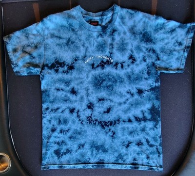 Goodie Brand Tie Dye Happy Thoughts Tee Medium Relaxed Fit