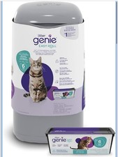 Litter Genie Easy Roll Cat Litter Disposal Pail  Odor Control, Refill Bags