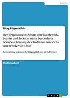 TüLay Bilgen-Yildiz | Der Pragmatische Ansatz Von Watzlawick, Beavin Und...
