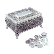 Arras De Boda Gift Set  Comes with Coins  9 Styles  Wedding Metal Boxes Sp...