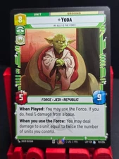 Yoda - My Ally Is The Force 101/262 Star Wars Unlimited TCG Card LOF Near Mint
