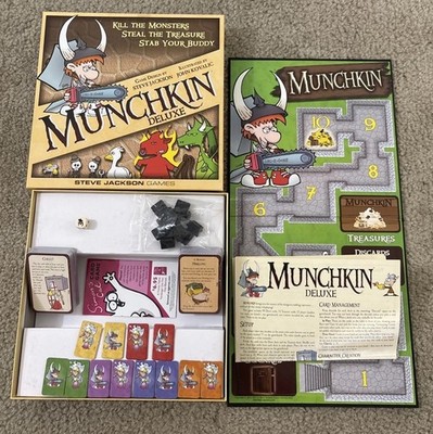 SJG Munchkin Deluxe Board Game SEALED CARDS