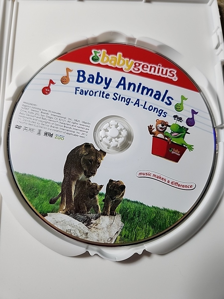 Baby Animals Favorite Sing-A-Longs DVD 2010 Baby Genius | eBay
