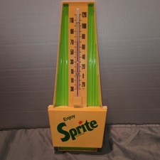 Vintage Enjoy Sprite Wall Thermometer Adverti...