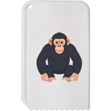 'Cute Chimpanzee' Plastic Ice Scraper (IC00048632)