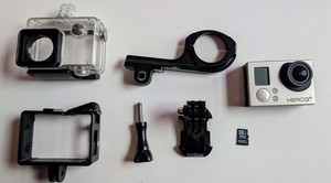 GoPro Hero 3+ Silver with accessories