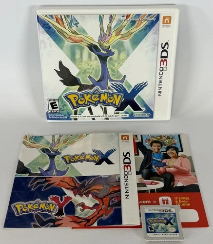POKEMON X - NINTENDO 3DS - COMPLETE *TESTED & WORKING*