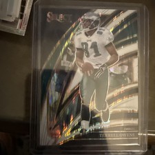 Short Print T.O Birds 2025  Select Terrell Owens Club Level White Shock /799 