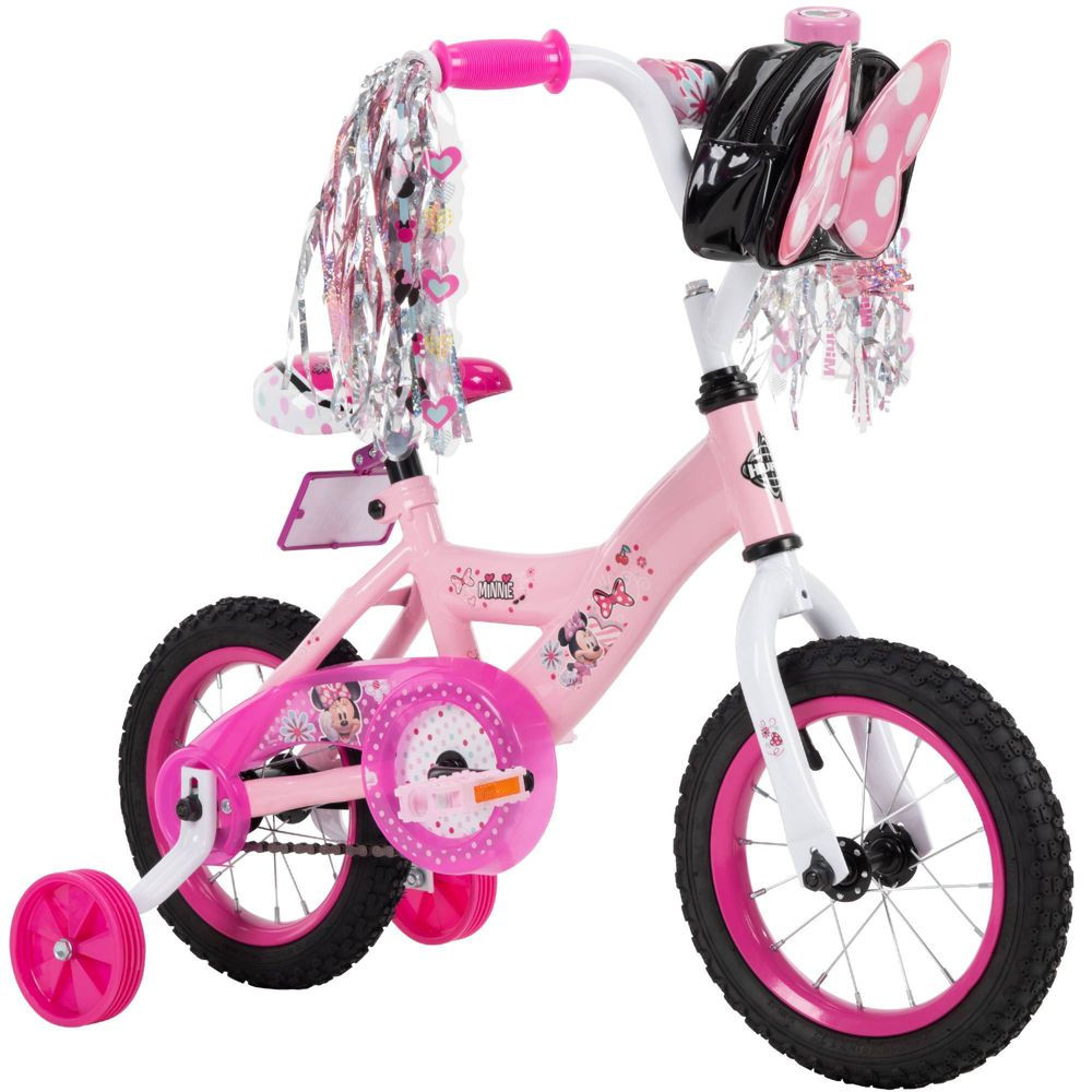 Disney 12 Kids Girls Велосипед для тренировок на колесах Huffy Minnie Mouse Bike Розовый 13990₽