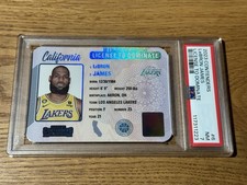 2023 Panini Contenders LeBron James License To Dominate PSA 7