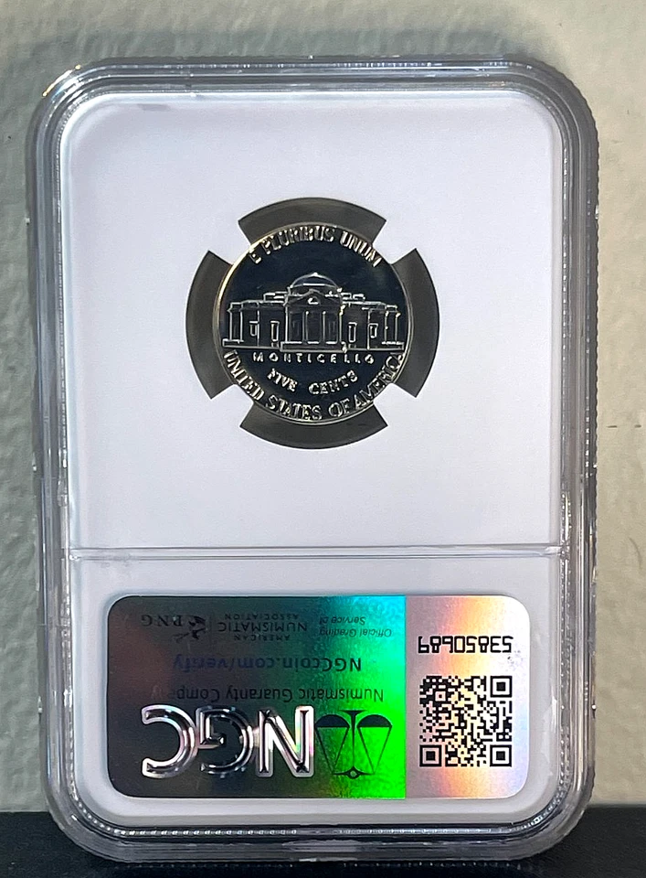 1976 S Jefferson Nickel Proof NGC PF67 w/Jefferson Label-(bin2113S) - Image 4 of 4