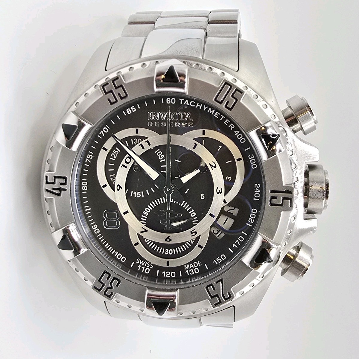 imen Invicta Reserve Excursion Touring Men's Watch Gray Dial 5524 52mm