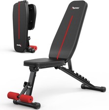 Adjustable Weight Bench Home Gym Foldable Workout Bench W/ Incline  Decline