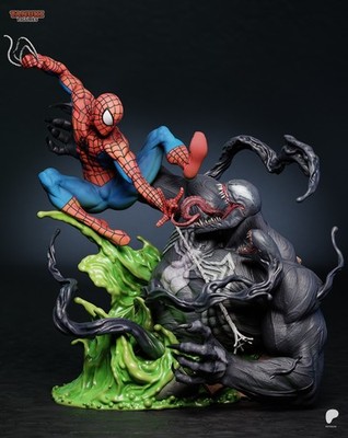 Spiderman vs Venom   Marvel | UNPAINTED | 1/6 Scale Resin Kit