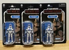 2025 Star Wars Vintage Collection 501st Legion Clone Trooper VC240 Set of 3 NIP