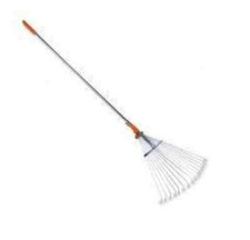 STOCKER - RASTRELLO PER FOGLIAME - CON ASTA - LUNGHEZZA 128 CM - REGOLABILE