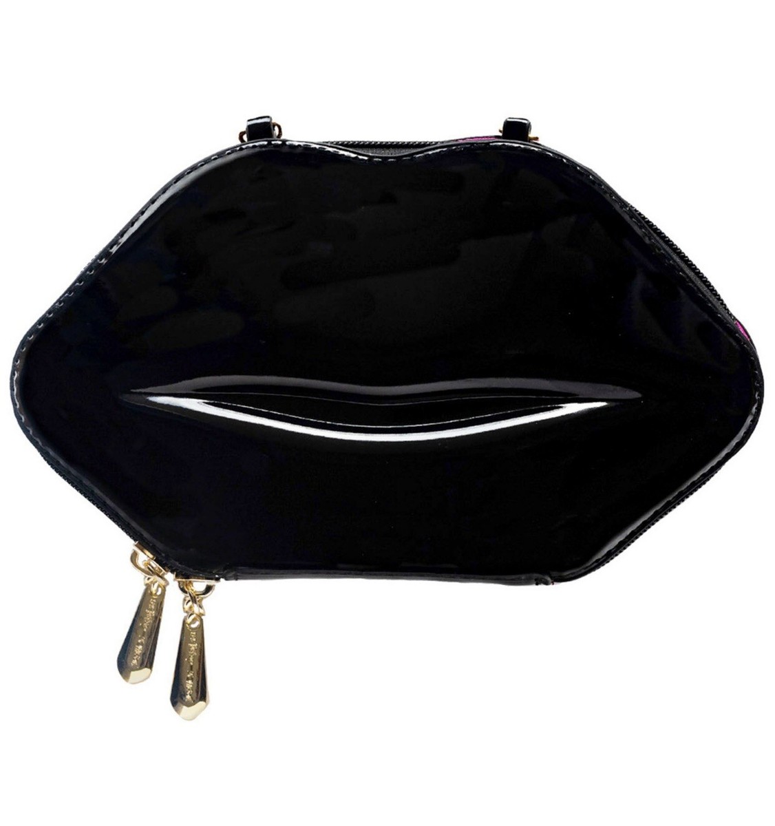 XOX Betsey Johnson, Black Sunglasses w Case + Chain  display picture 3