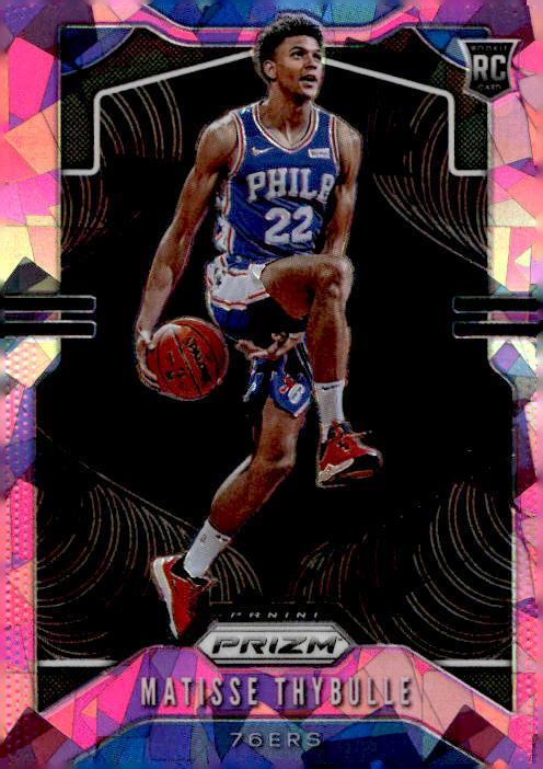 2019-20 Panini Prizm #290 Matisse Thybulle Pink Ice Prizm Rookie Card RC