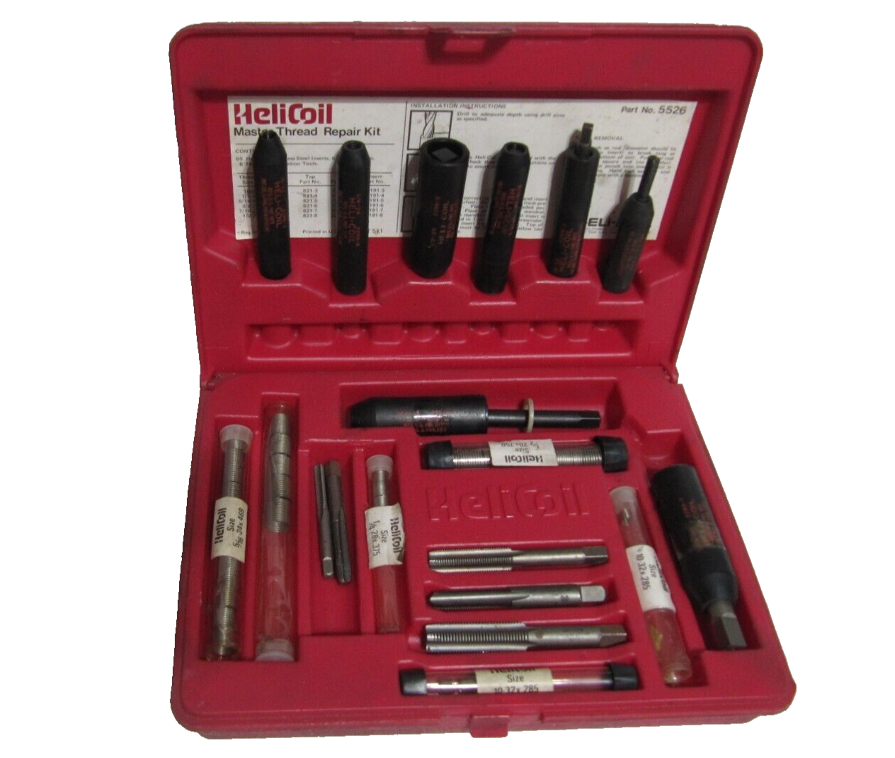 Helicoil Master Thread Repair Kit Set 5522 SAE eBay
