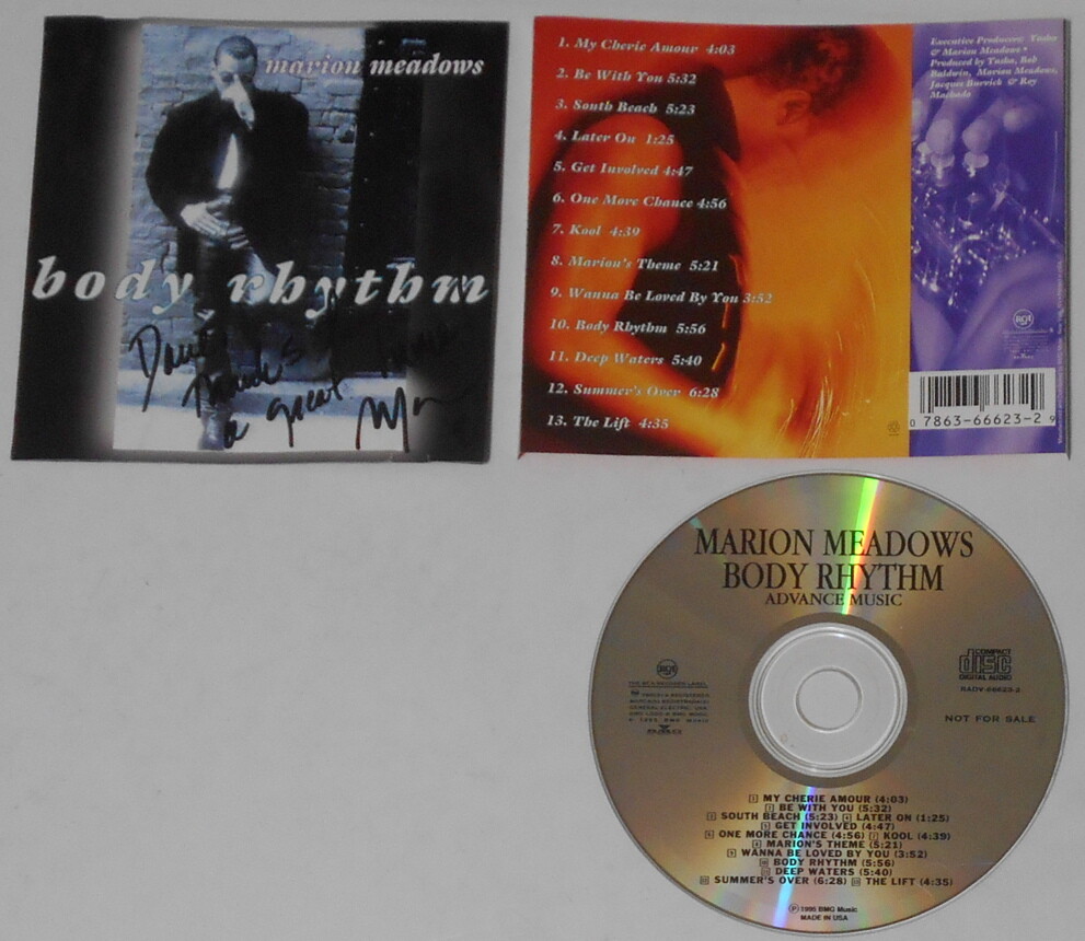 Marion Meadows: Body Rhythm: CD Marion Meadows: Body Rhythm: CD