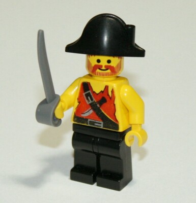 Lego Vintage Classic Pirates Minifigure with Captain Ironhook Dagger Torso  Part