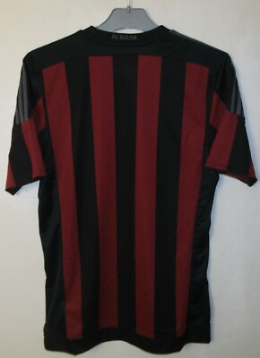 AC Milan 2015-2016 Home football shirt jersey Adidas size S | eBay