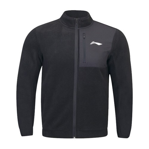 Chaqueta polar de bádminton Li-Ning unisex ropa deportiva top informal AsiaFit nueva con etiquetas AWDUB79 - Imagen 4 de 7