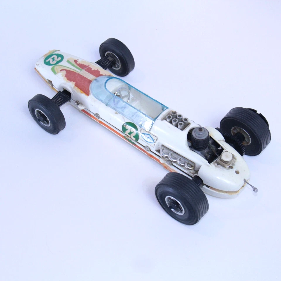 Modelo de coche de carreras Indy vintage TESTORS Sprite 22 Gas Tether - tiene compresión Foto 3 de 4