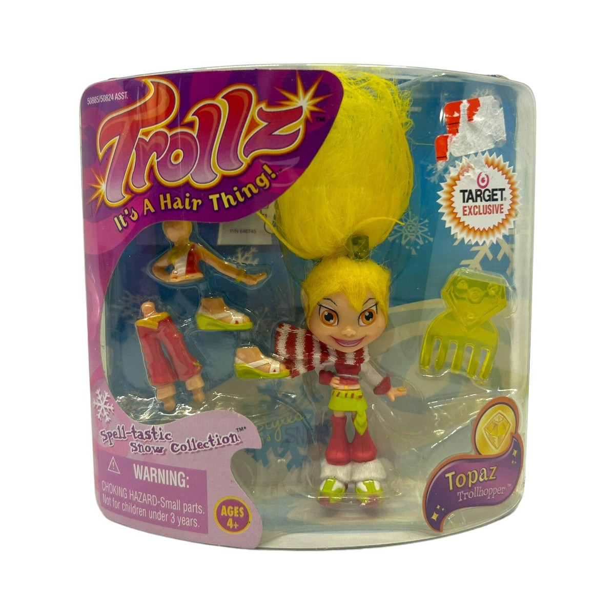 Hasbro Dam Trollz Topaz Trollhopper Target Exclusive Hair Thing