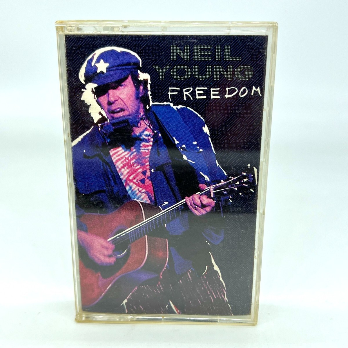 NEIL YOUNG Freedom & Ragged Glory Cassettes Reprise 1st Issues EX
