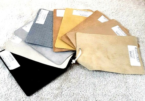 7" x 5" ~ Lot of 9 ~ Variety Colors Leather Craft Pieces  USA Soft  Rectangle - Picture 5 of 8
