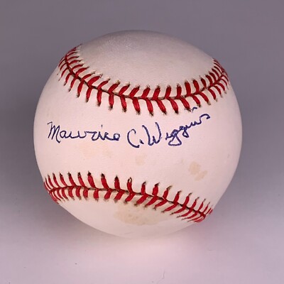 Maurice Wiggins Negro Leagues Autographed Signed Baseball PSA