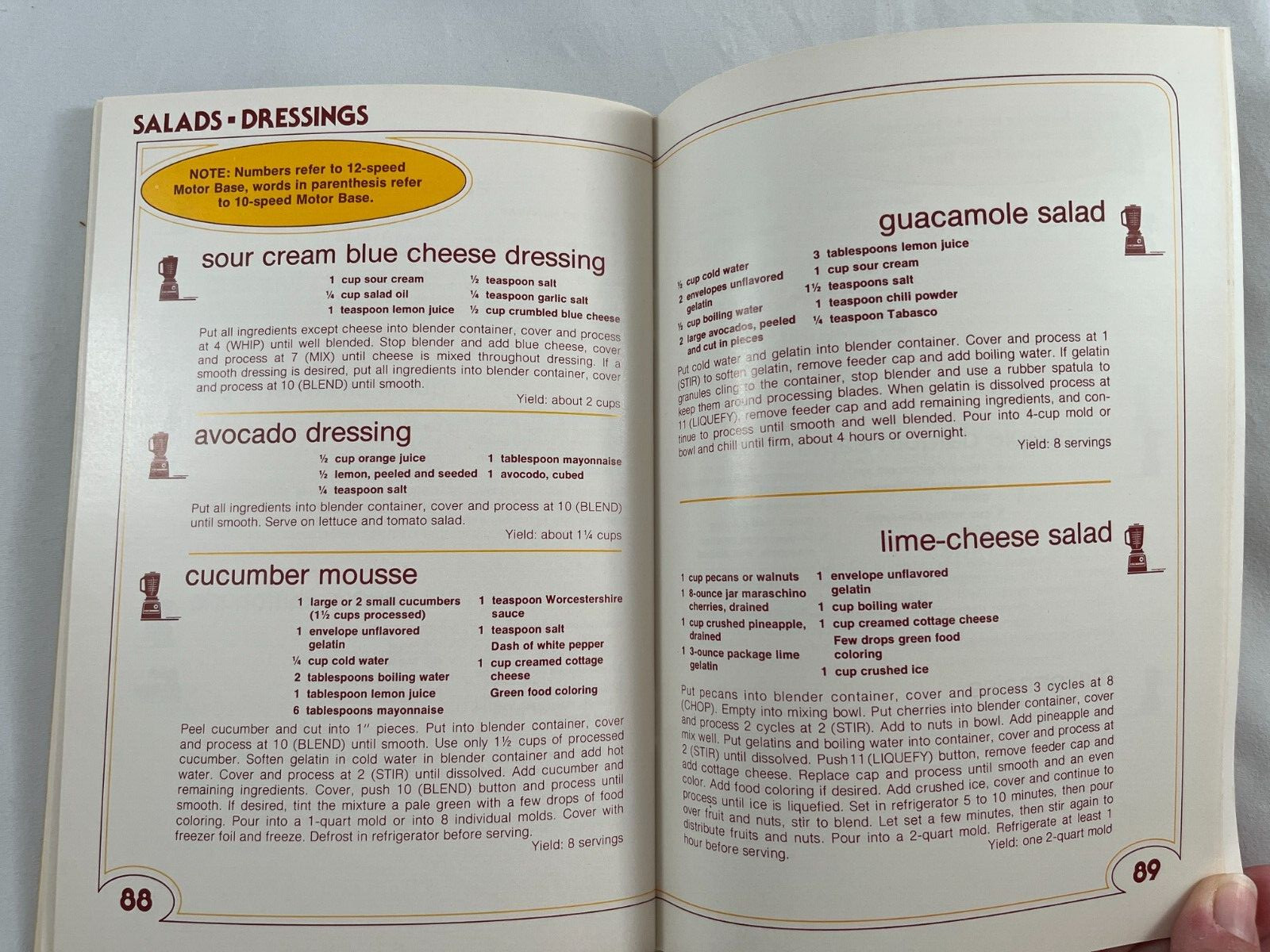 Osterizer, Power Blender Cookbook, T.M. Kitchen Center  - Milwaukee, WI (1976)