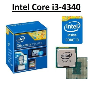 Intel Core i3-4340 SR1NL Dual Core Processor 3.6 GHz, Socket LGA1150, 54W CPU